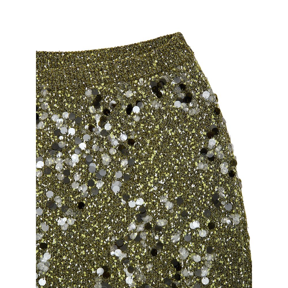 Mini-jupe Gucci en viscose verte