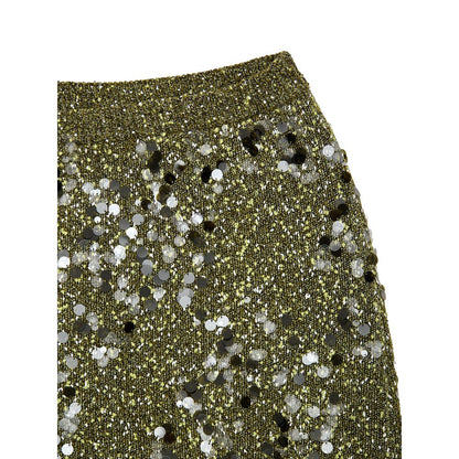 Gucci Green Viscose Mini Skirt