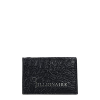 Porte-cartes en crocodile bleu, style couture italien milliardaire