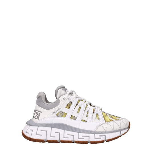 Sneakers sportive Versace in pelle blu