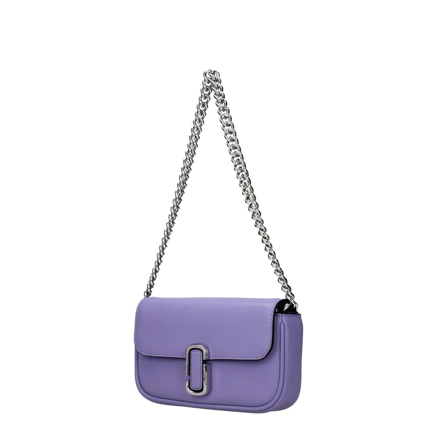 Borsa a tracolla in pelle viola Marc Jacobs