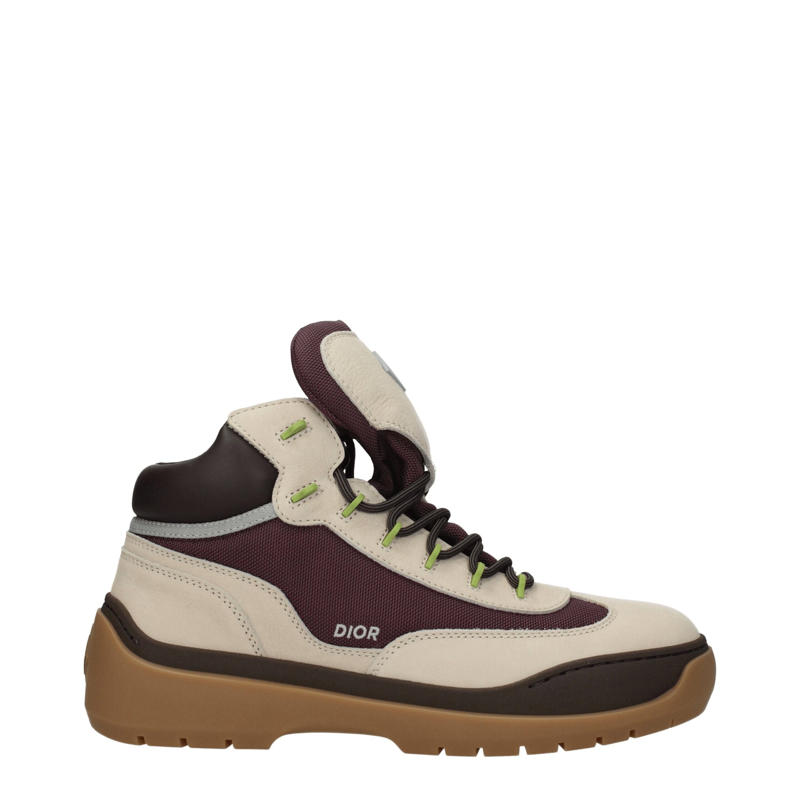 Bottines Christian Dior en cuir beige