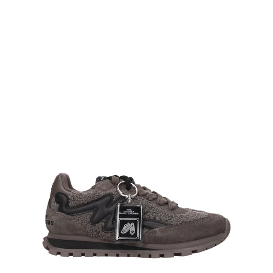 Sneakers grosse in pelliccia grigia Marc Jacobs