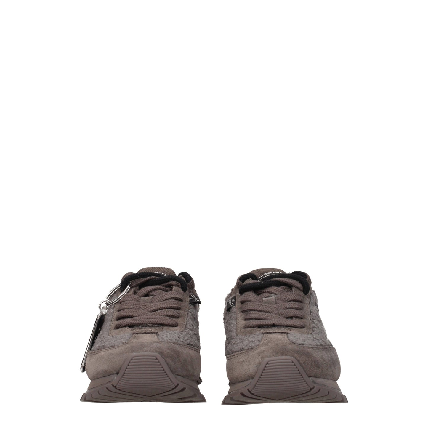 Sneakers grosse in pelliccia grigia Marc Jacobs