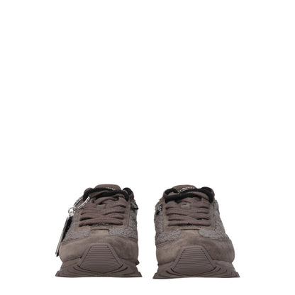 Sneakers grosse in pelliccia grigia Marc Jacobs