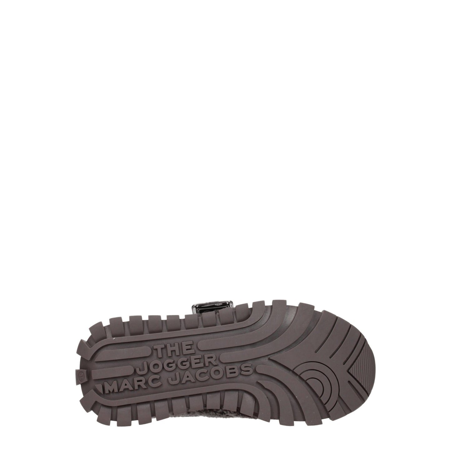 Sneakers grosse in pelliccia grigia Marc Jacobs