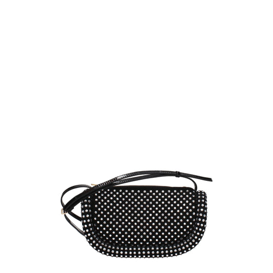 Borsa a tracolla in pelle nera JW Anderson