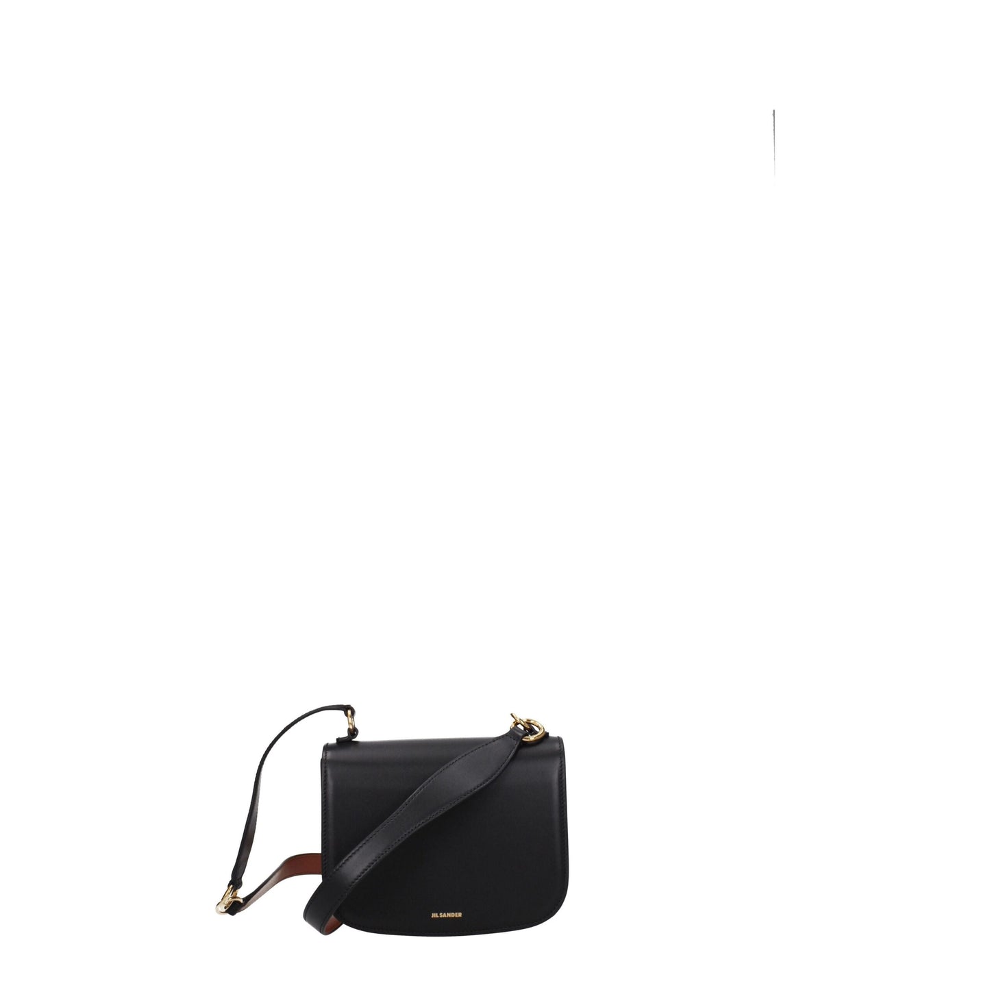Borsa a mano in pelle nera Jil Sander
