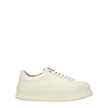 Baskets compensées en tissu bleu Jil Sander