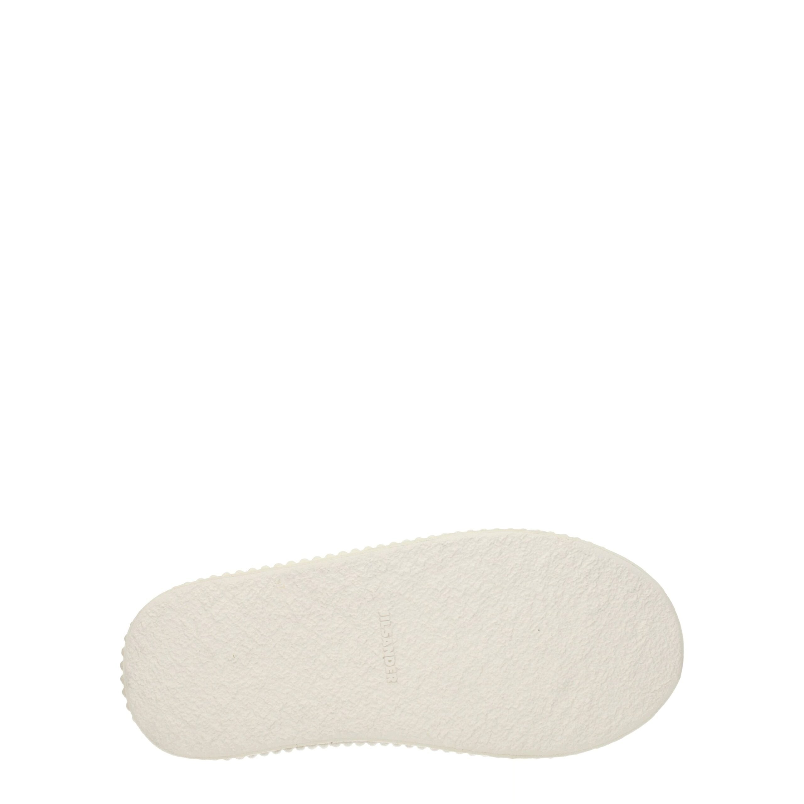 Jil Sander Blue Fabric Platform Sneakers