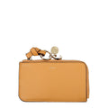 Portafoglio in pelle arancione Chloé