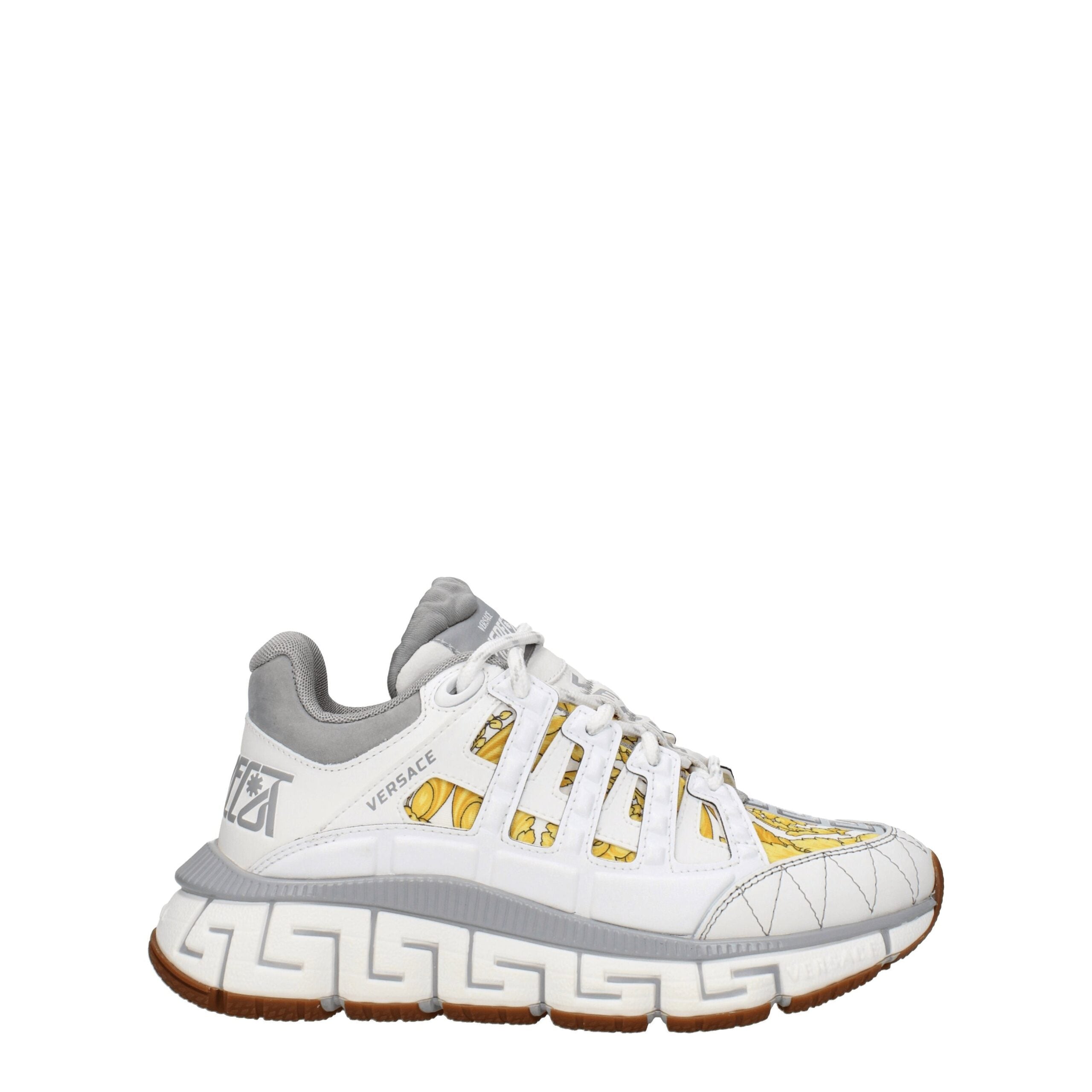 Versace Blue Fabric Athletic Sneakers