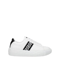 Sneakers basse Versace in pelle blu