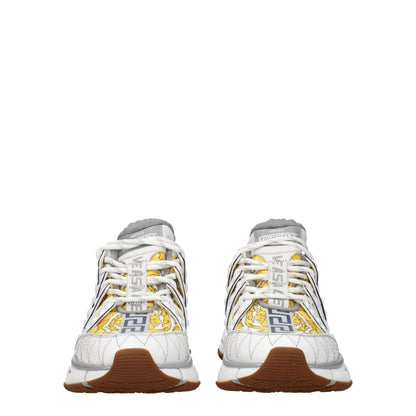 Sneakers sportive Versace in tessuto blu