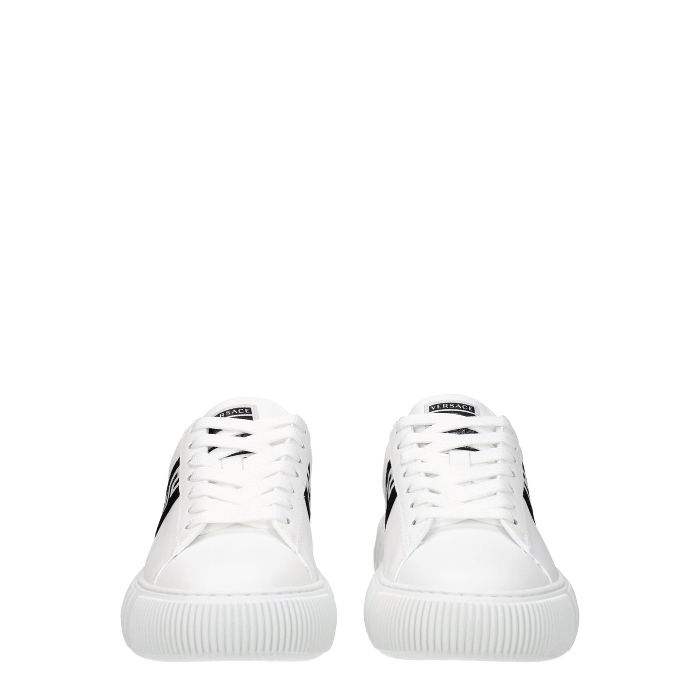 Sneakers basse Versace in pelle blu
