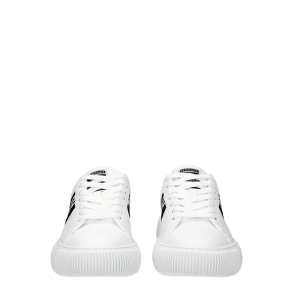 Sneakers basse Versace in pelle blu