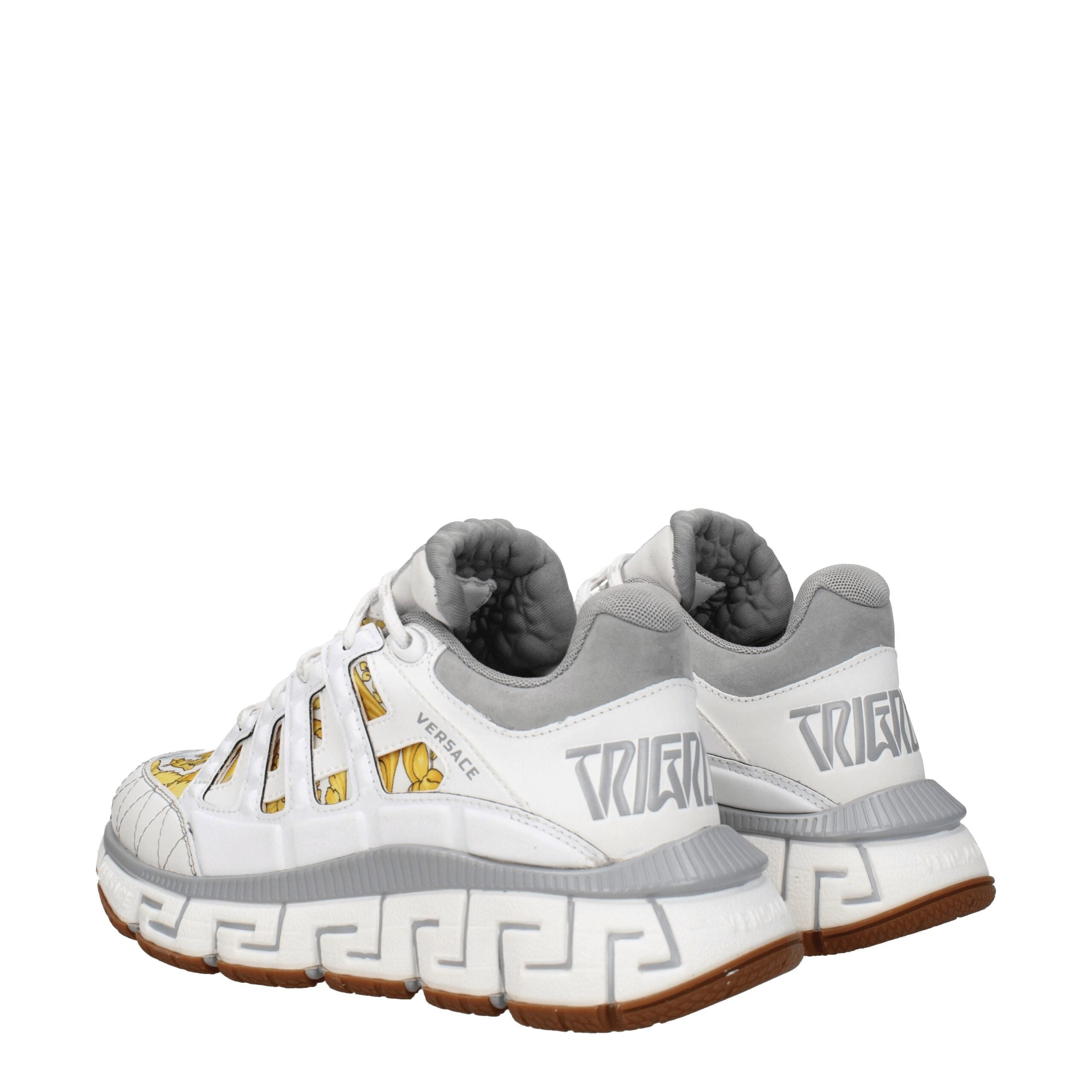 Versace Blue Fabric Athletic Sneakers