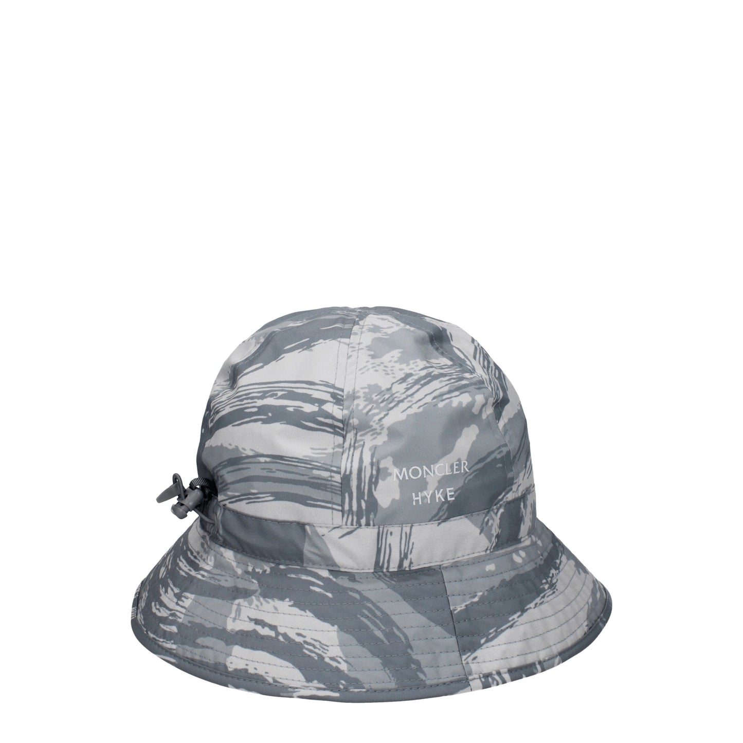 Cappello da pescatore in poliestere grigio Moncler