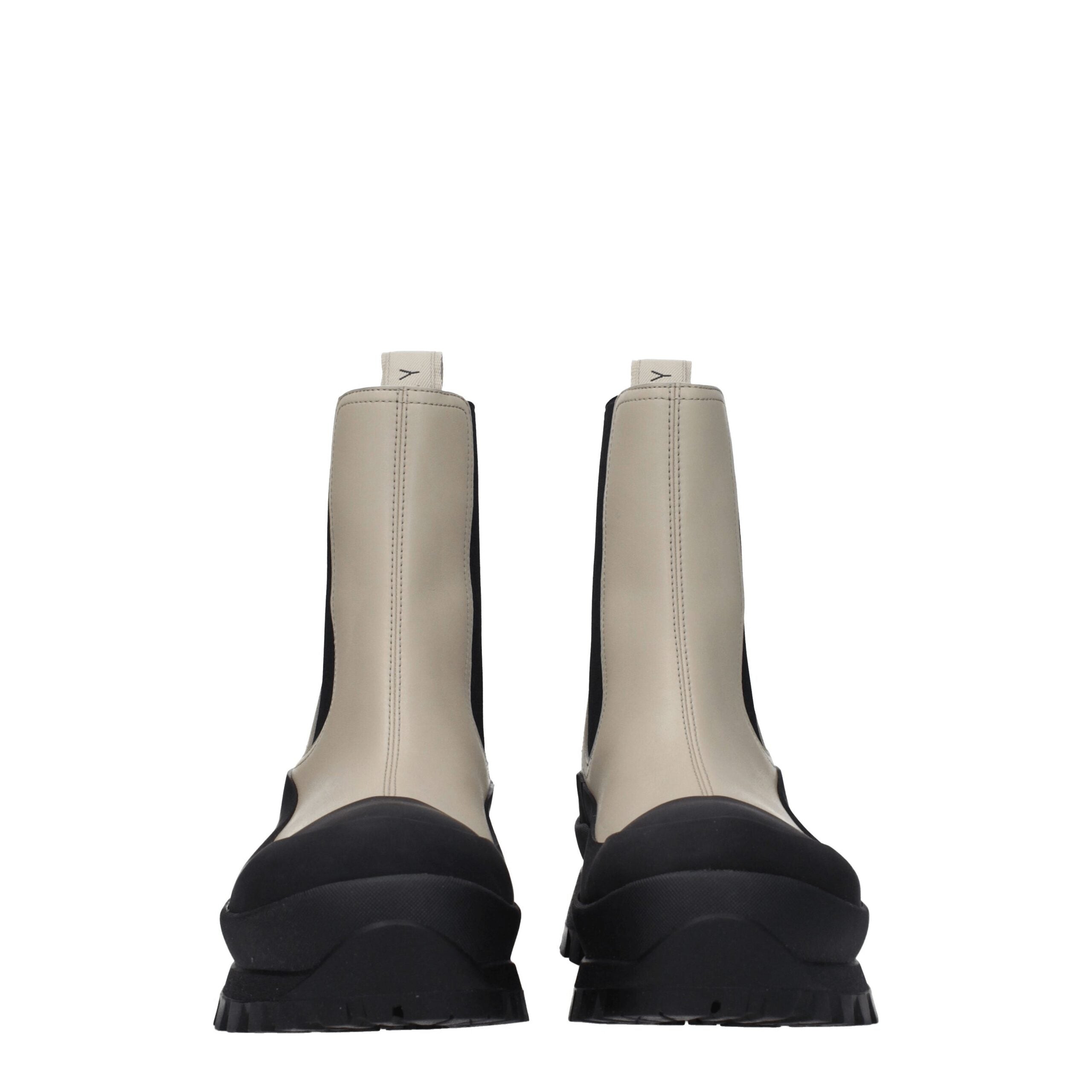 Bottines Stella McCartney en cuir noir