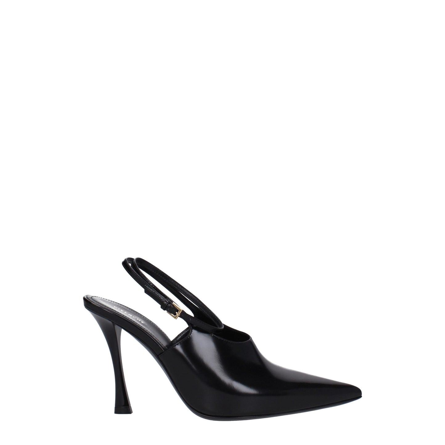 Décolleté con tacco alto in pelle nera Givenchy