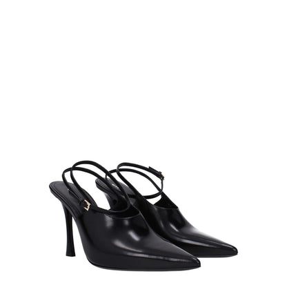 Décolleté con tacco alto in pelle nera Givenchy