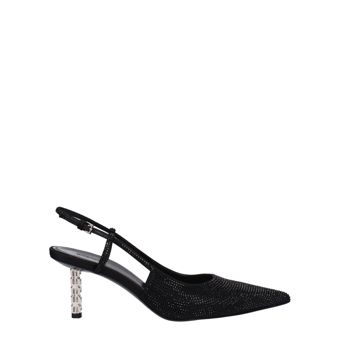 Décolleté con tacco alto in tessuto nero Givenchy