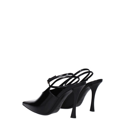 Décolleté con tacco alto in pelle nera Givenchy