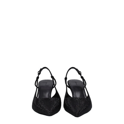 Décolleté con tacco alto in tessuto nero Givenchy