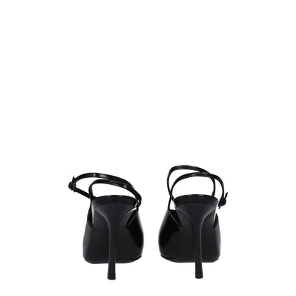 Décolleté con tacco alto in pelle nera Givenchy