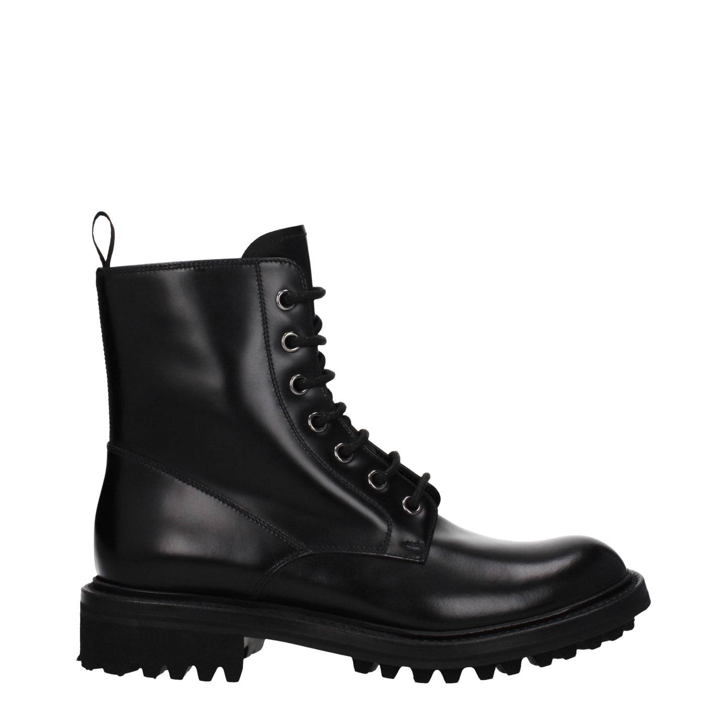 Bottines en cuir noir Church's