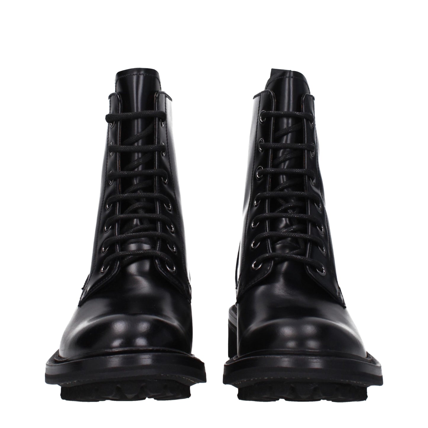 Bottines en cuir noir Church's