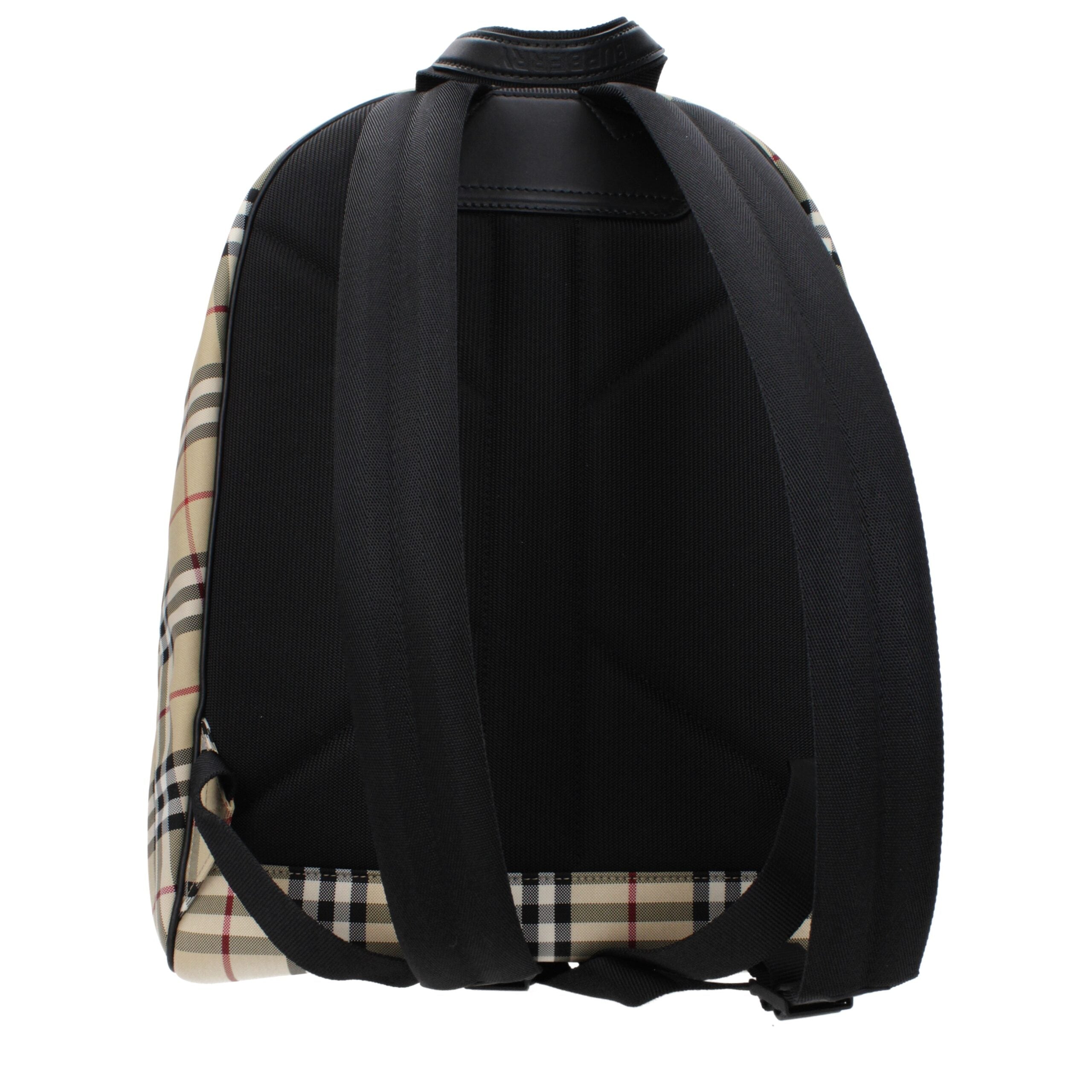 Sac à dos Burberry en tissu beige