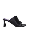 Stella McCartney Zwarte Leren Stilettohak Sandalen