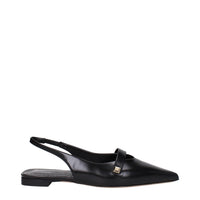 Ballerine in pelle nera Max Mara