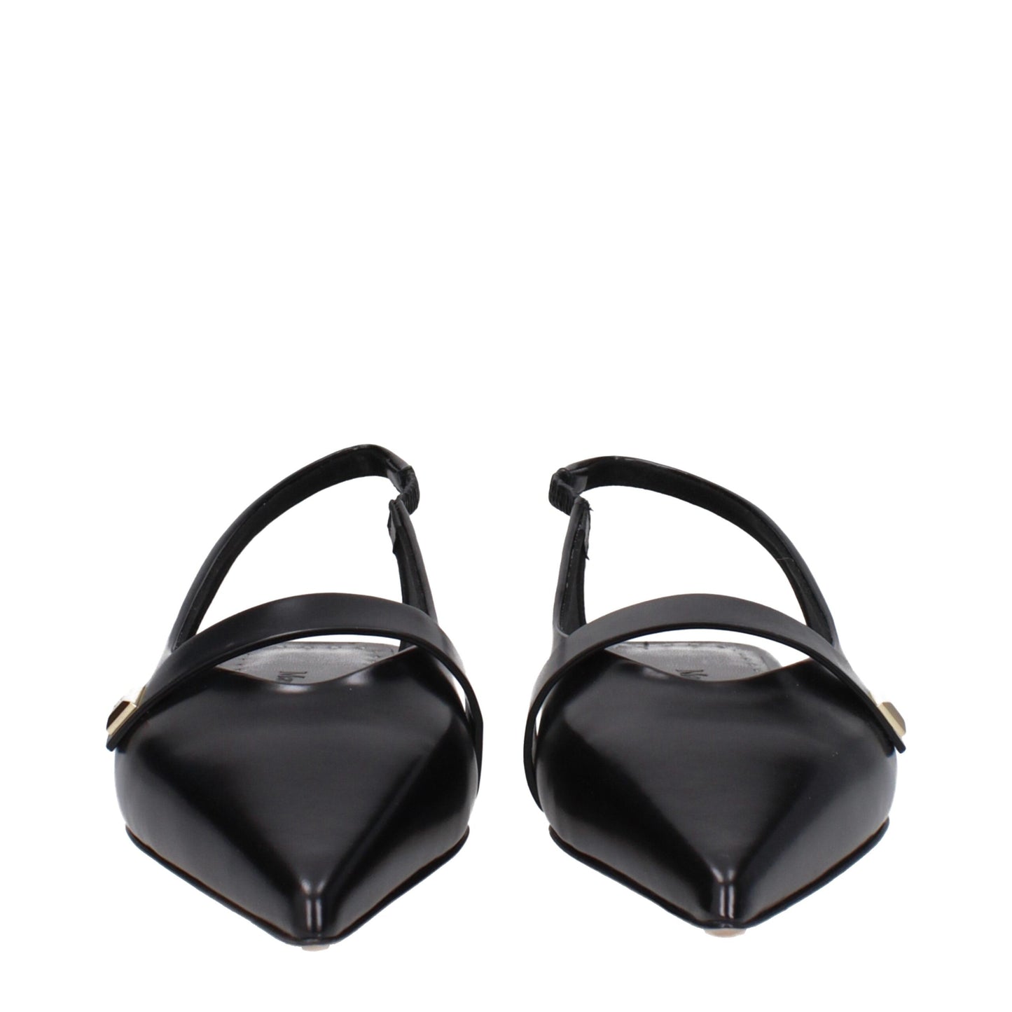 Ballerine in pelle nera Max Mara