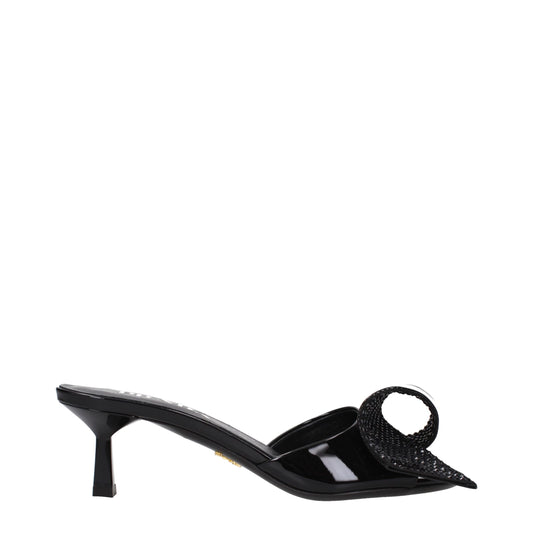 Sandali Prada in pelle nera