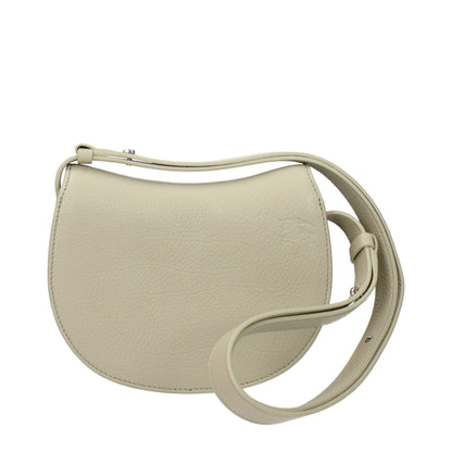 Borsa a tracolla in pelle verde Burberry
