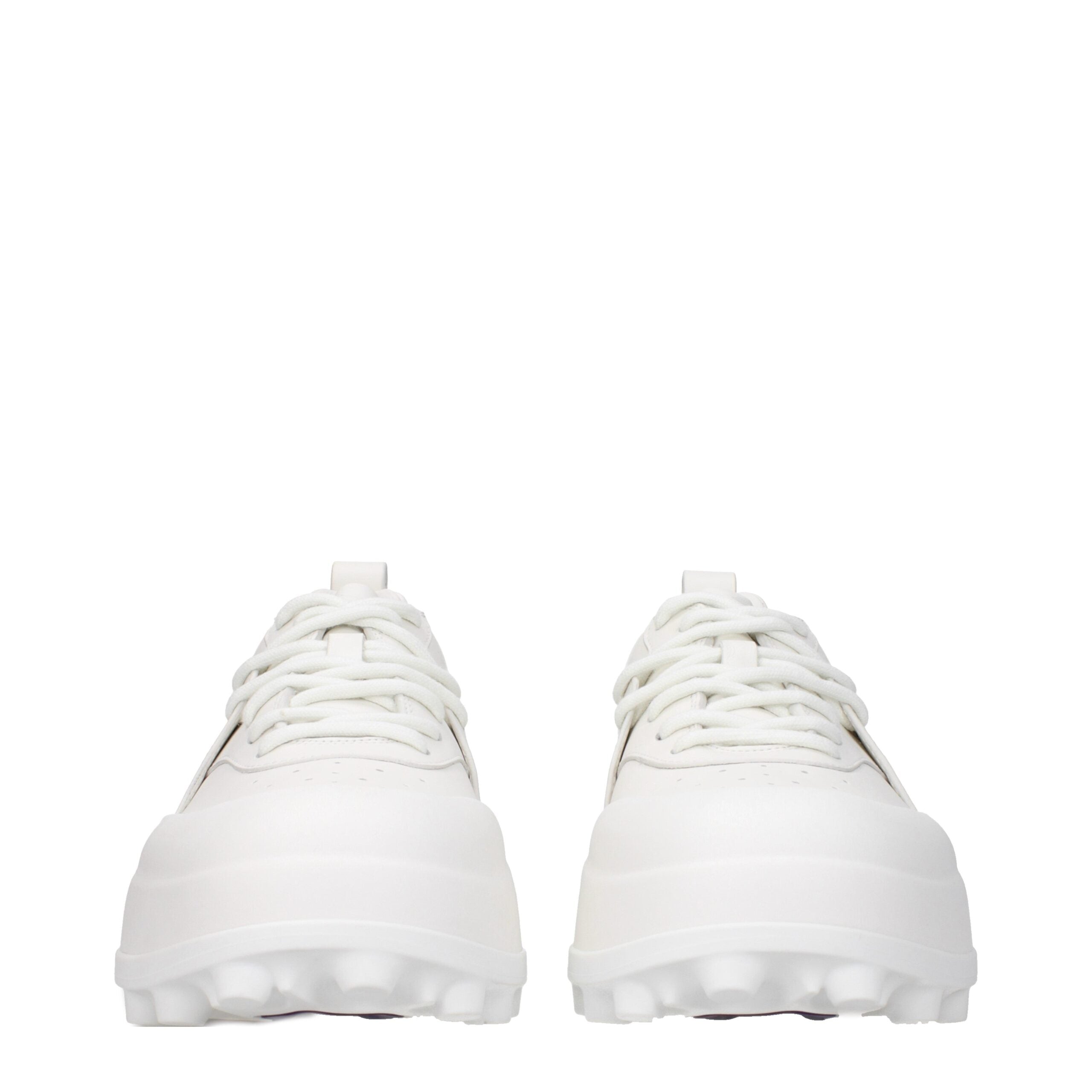 Baskets Jil Sander en cuir bleu