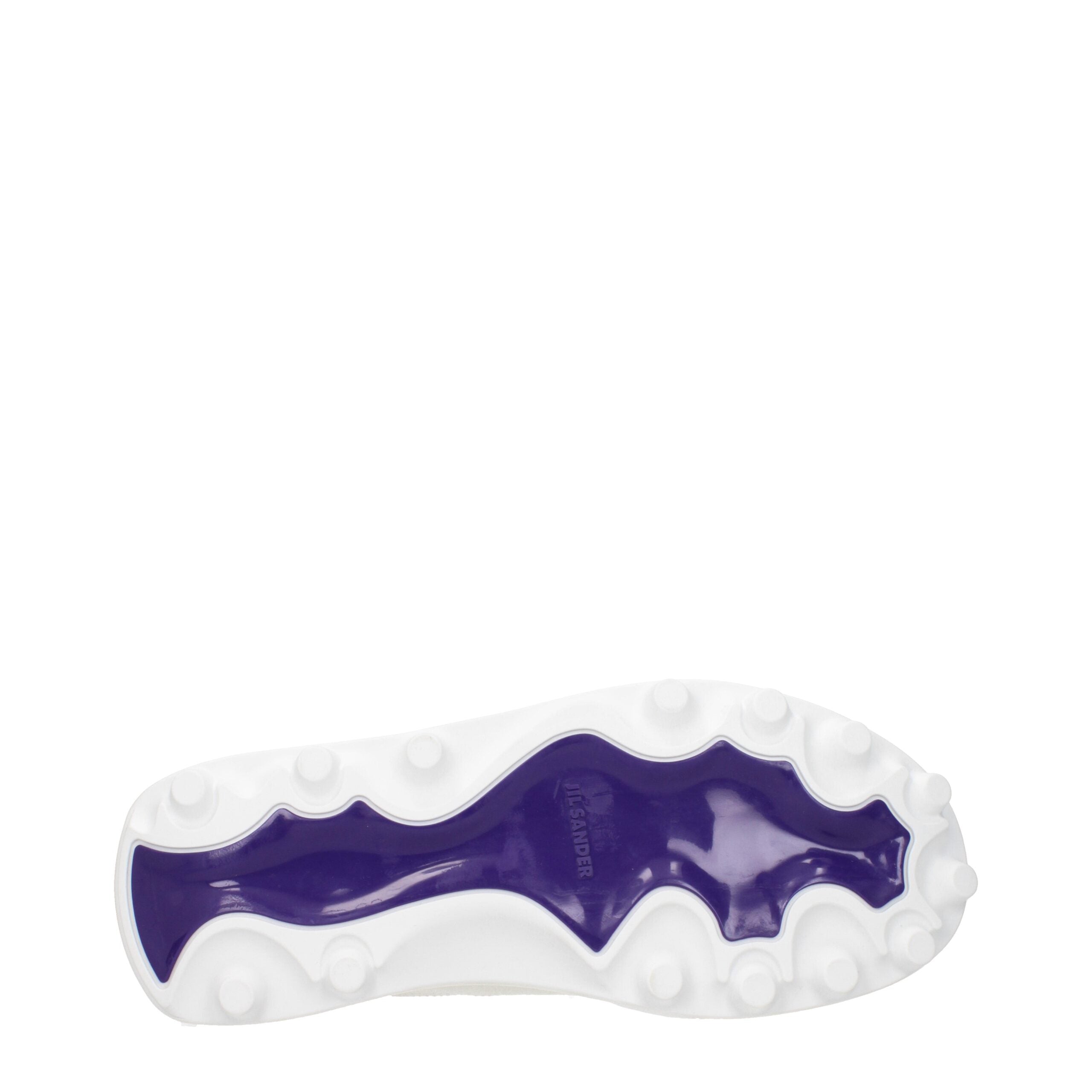 Baskets Jil Sander en cuir bleu