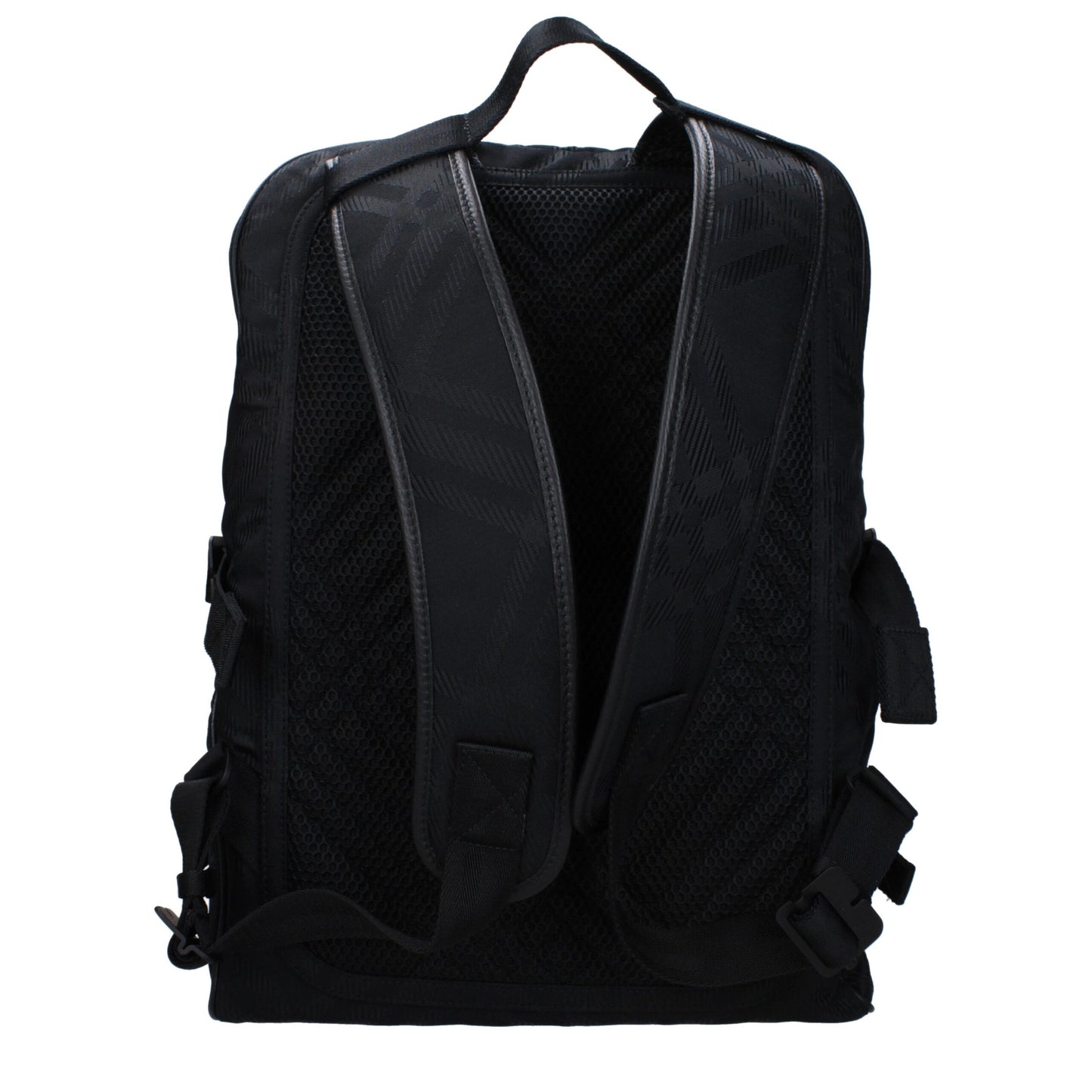 Zaino in tessuto nero Burberry