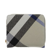 Portafoglio Burberry in tessuto beige