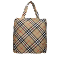 Borsa a tracolla in tessuto beige Burberry