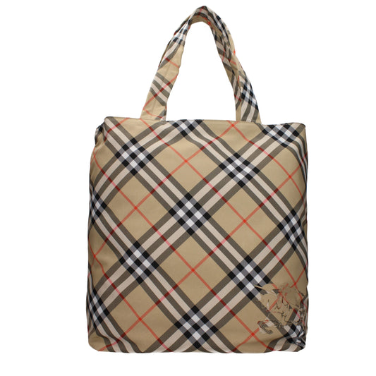 Borsa a tracolla in tessuto beige Burberry