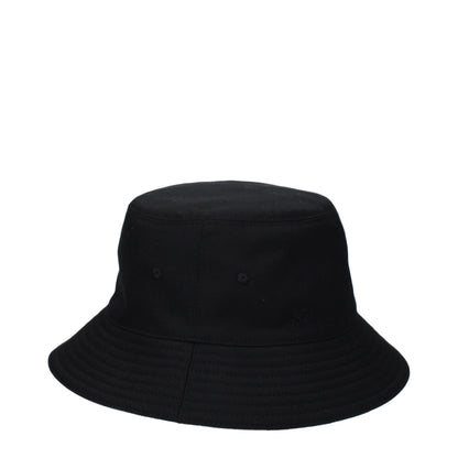 Cappello da pescatore in tessuto nero Burberry