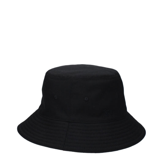 Cappello da pescatore in tessuto nero Burberry