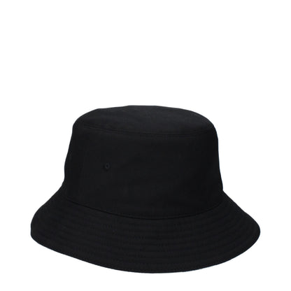 Cappello da pescatore in tessuto nero Burberry