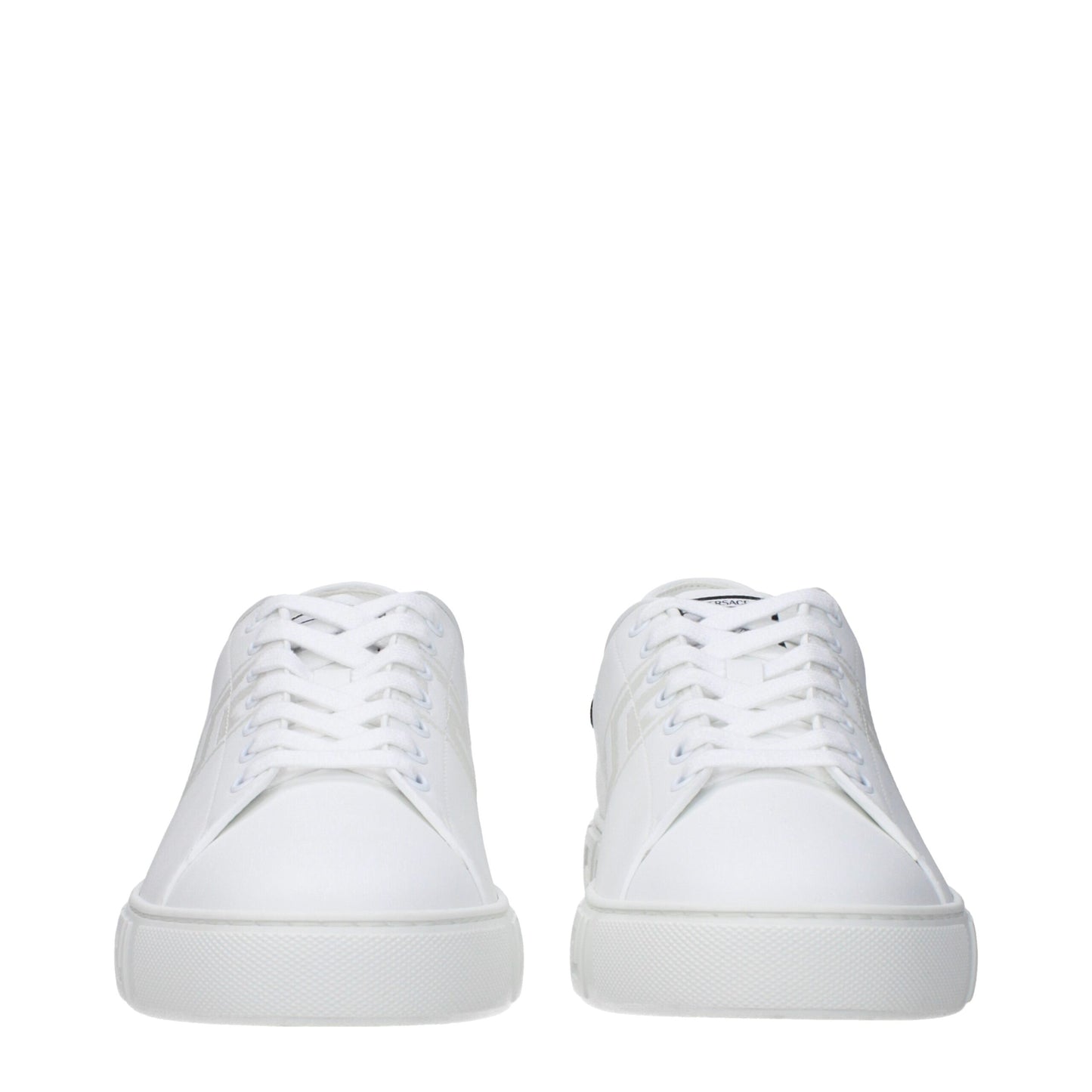 Sneakers basse Versace in pelle blu