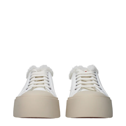 Sneakers Basse Marni in Pelle Blu