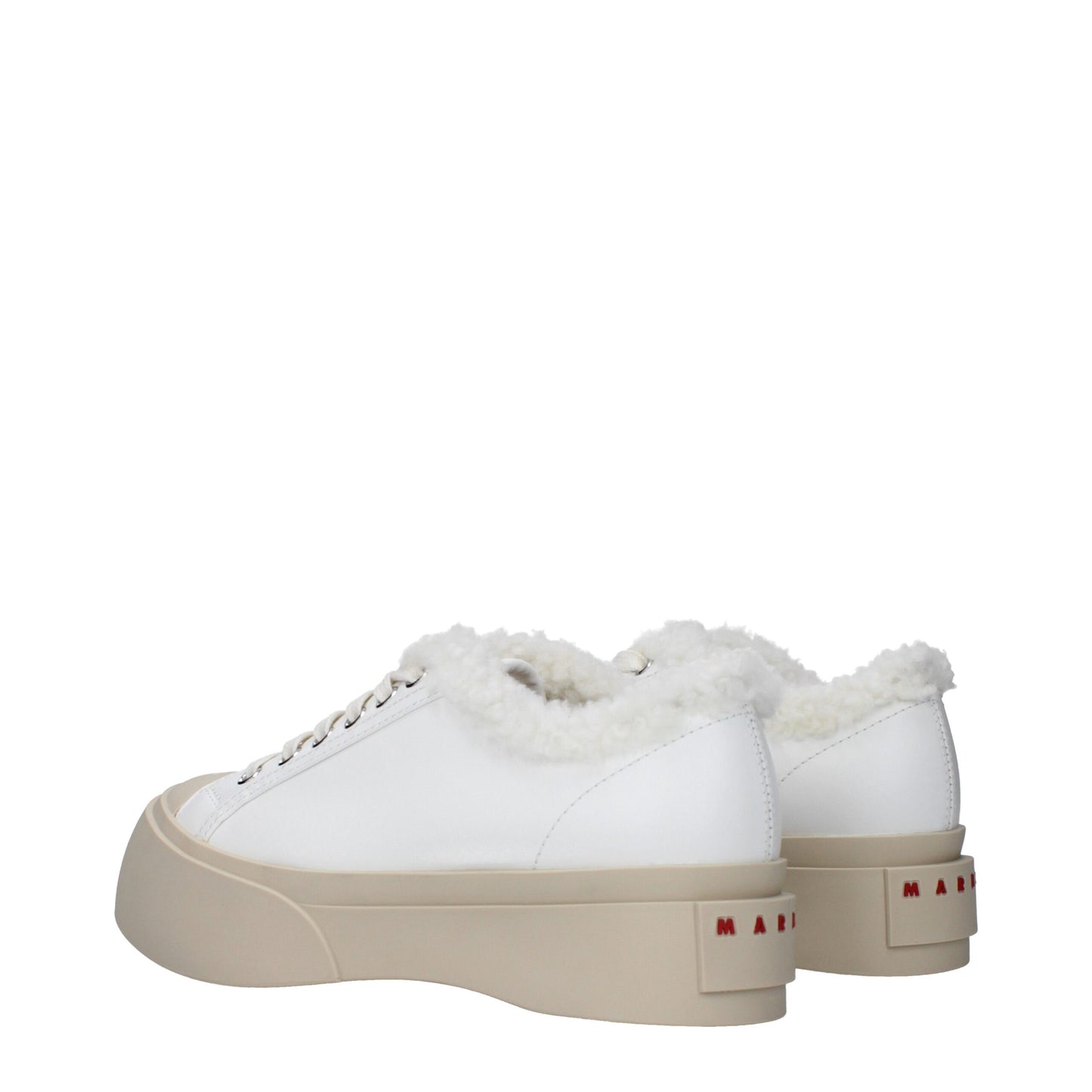 Sneakers Basse Marni in Pelle Blu