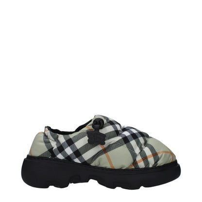 Mocassins Burberry en tissu vert